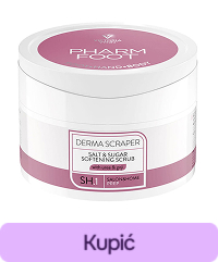 Zmiększający peeling solno-cukrowy PHARM FOOT Derma Scraper 200 g